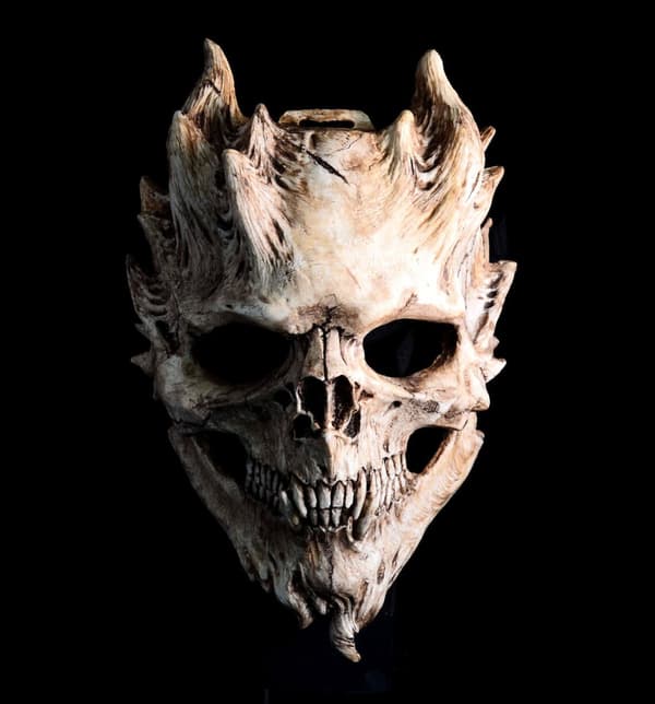 Skull Warrior Death Skull Mask/Devil Skull/Skräck Halloween Mask