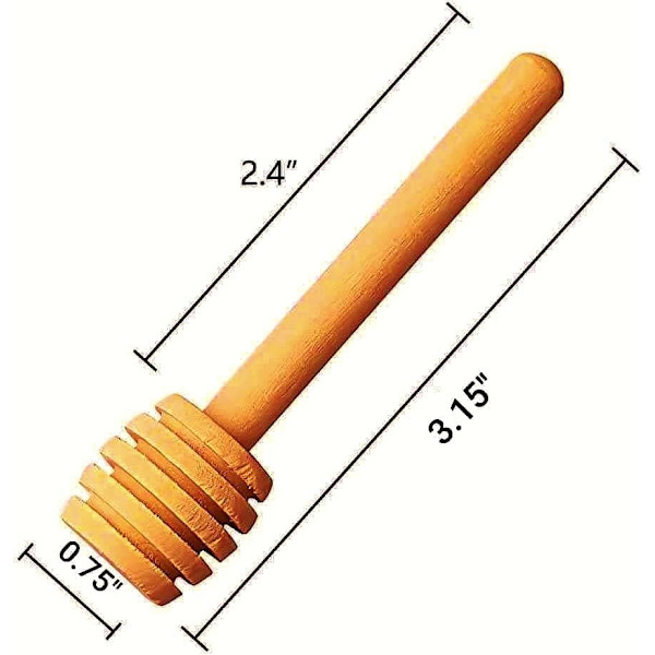 Honey Dipper Wooden Stick- Honey Dipper Honeycomb Stick Honeycomb Sked Charkuteri Redskap Honungssked Honungsserver Honungsrörare Honey Wooden Dippe