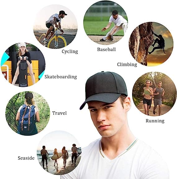 Baseball Cap, Trucker Cap Snapback Hat til Sport Hip Pop Golf - Herre Cap, Beige