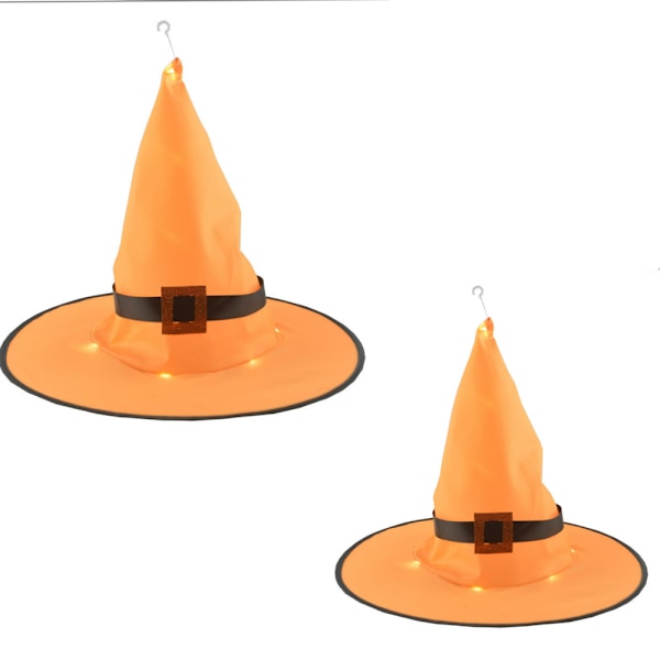 3 st Halloween Påsk Häxhatt Trollkarl Häxa Spetsig Applikation L