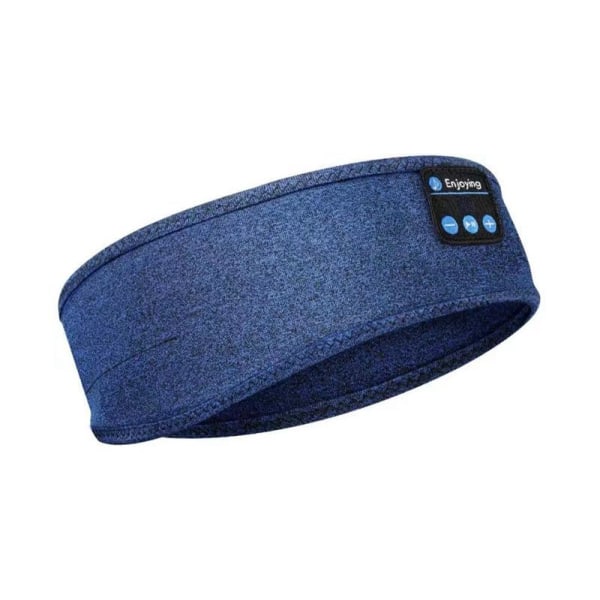 Bluetooth musik sömnglasögon pannband bluetooth sport huvudduk kalla pannband yoga huvudbonader Blue