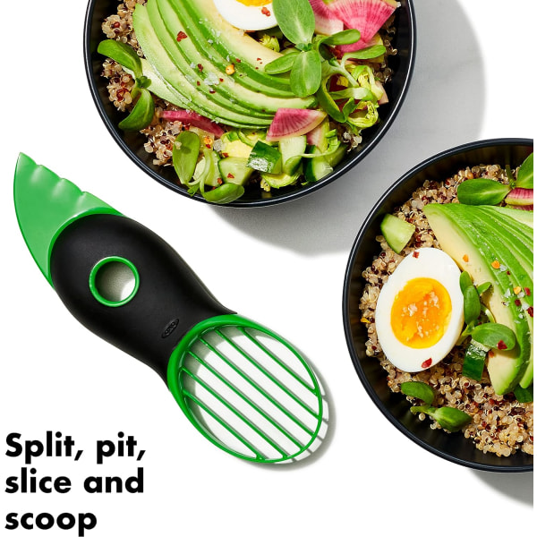 Good Grips 3-in-1 Avocado-viipaloija - Vihreä