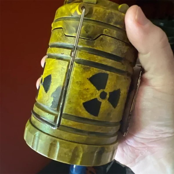 Håndholdt Mini Atomreaktor Lommelygte Dommedag Lanterne Legetøj Kernegas Reaktion Tryk Simulering Lysner