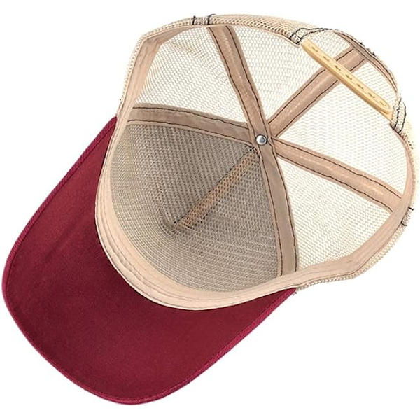 Unisex djur Mesh Trucker Hat Snapback Square Patch baseballkepsar