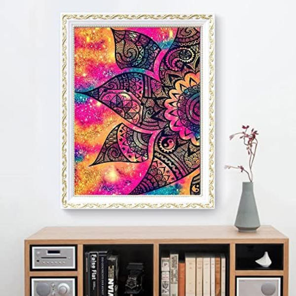 5D Barn Vuxna DIY- diamond painting Mandela full diamantbroderi korsstygn Kristall diamond painting Bildkonst Väggdekor Målningssöm K