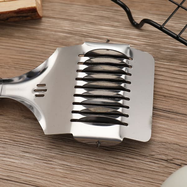 2 stk. nudelkutter i rustfritt stål, manuell nudelkutter, korianderløk-nudelkutter, multifunksjonell bakegadget