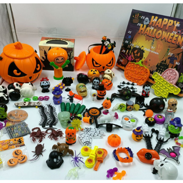 24 erilaista pientä lelua Halloween-puristusmusiikkia lasten pehmeä