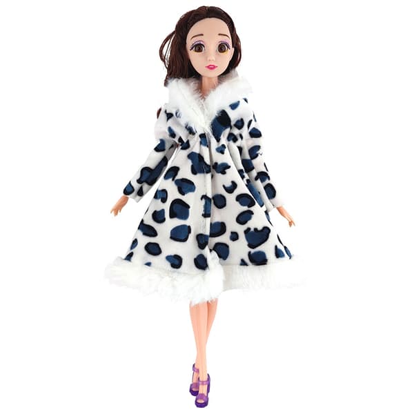 8 st 30 cm Barbie-dockkläder Vintertröja Leksaker för dockklädbyte för flickor