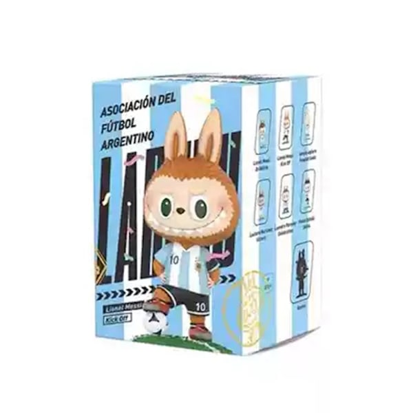 100% ORIGINAL POP MART LABUBU ASSOCIATION OF FOOTBALL ARGENTINA Serien Blind Box Gissa väska Original Leksaker Doll Söt Action Anime Figur Ornamenter