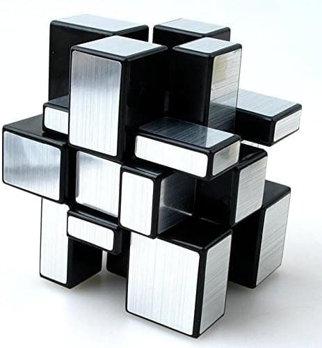 3x3x3 magisk spegelkub magisk hastighetskub silver 3D barn pu