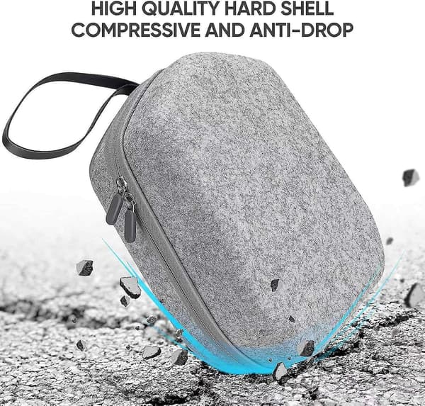 Hårt case kompatibelt med Meta/oculus Quest 2 Basic /elite-version, stort cover Stora