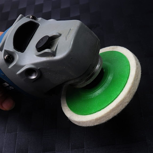 10 stk. Diameter 100 mm Poleringsuld Poleringshjul Pad Buffer Skive Bore Dia 16 mm
