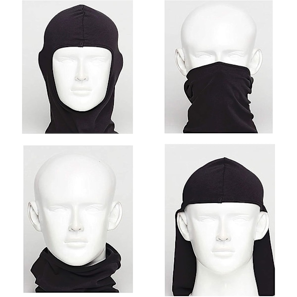 3 Balaclava Maske Motorcykel Unisex Ansigts Balaclava Sportsbeskyttelse til Ski Cykling Motorcykel Vandring Camping Anti-støv Åndbar