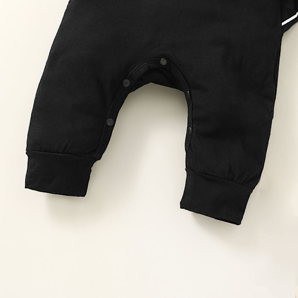 90 cm nyfödda pojkar och flickor halloween kostym fladdermus rollspelsdräkt i ett stycke kostym i ett stycke, mörkgrå