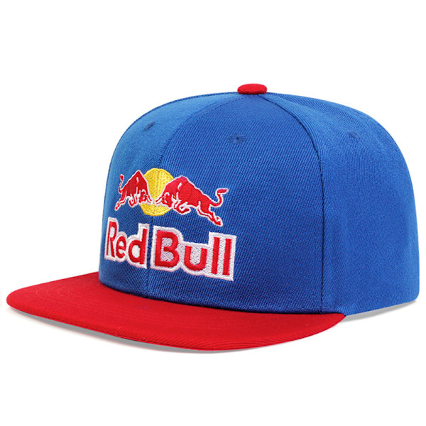 NEW Unisex Vuxna Justerbar Red Bull Broderi Bomull Baseball Hattar Keps Blue