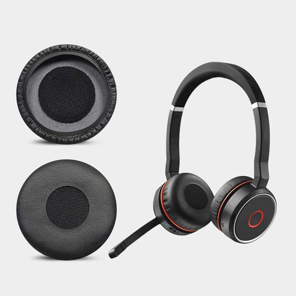 2 stk. Øreputer Mykt Deksel For Jabra Evolve 20se 30ii 40 65+ 75