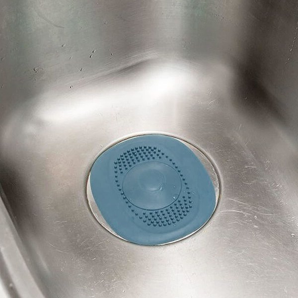 Badkarspropp i silikon Diskbänkspropp Diskho deodorantplugg, universal avloppspropp för kök, badrum och tvättstuga（2st）