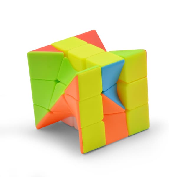 Cube Twist Stickerelss Speed ​​Cube Levende Farve Magisk Puslespil Legetøj
