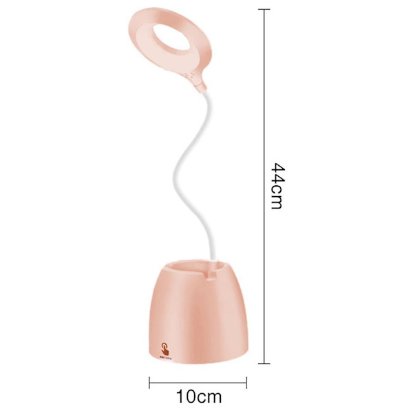 Skrivbordslampor för hemmakontor, uppladdningsbar led bordslampa med USB