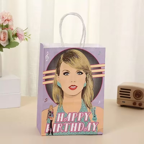24st Taylor swift julklappspåsar Kreativa inslagningspåsar för festprylar A