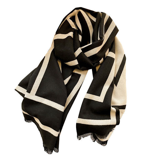 Scarf kvinnors höst och vinter förtjockad imitation kashmir sca