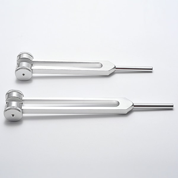 128 Hz stemmegaffel ørefeller shaker øre kit øreklokke vibrerende øreskje (4 stk)