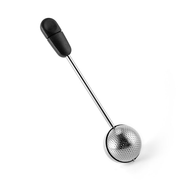 Original te-infuser, roterende rustfri stålkugle, ergonomisk håndtag