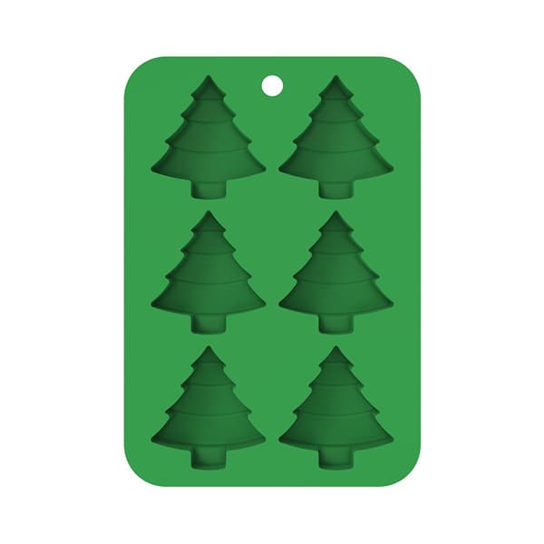 Christmas Tree Silikon Kakform Mould Julserie Present DIY Baking Tool Non-stick
