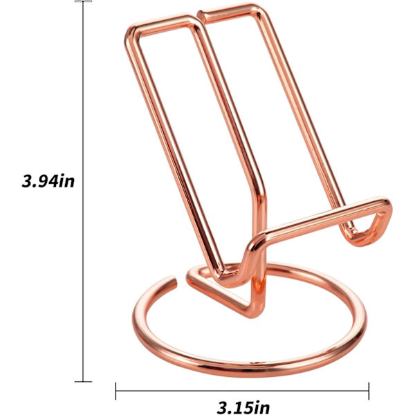 Telefonställ för stationär dator, 2-pack sött telefonställ i metall Skrivbordstillbehör, kompatibel med iPhone 13 12 Mini 11 X 8 Plus SE, Switch, 4,7-5,8 tum