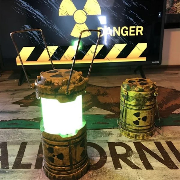 Håndholdt Mini Atomreaktor Lommelygte Dommedag Lanterne Legetøj Kernegas Reaktion Tryk Simulering Lysner