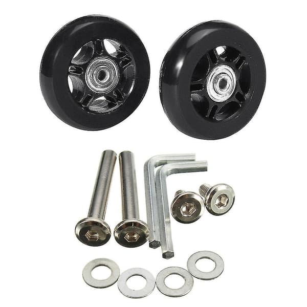 2 stk. Koffert Erstatningshjul 76mm*24mm