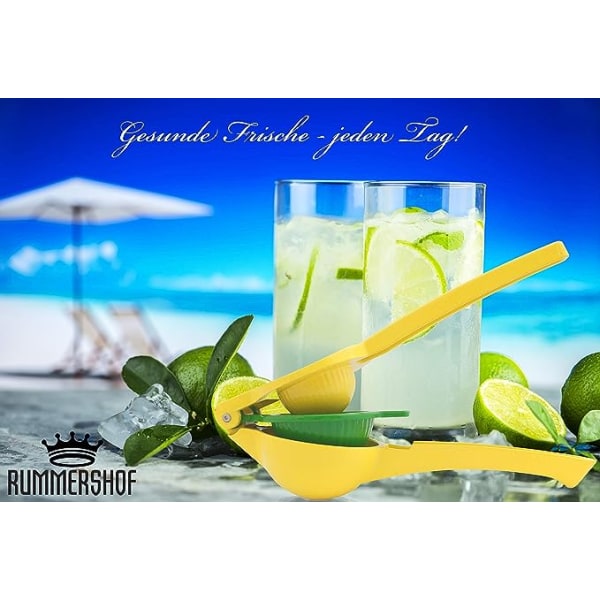 Citronpresser - Limepresser - 3-i-1 Appelsinpresser: Manuel Citrus Juicer i Aluminium