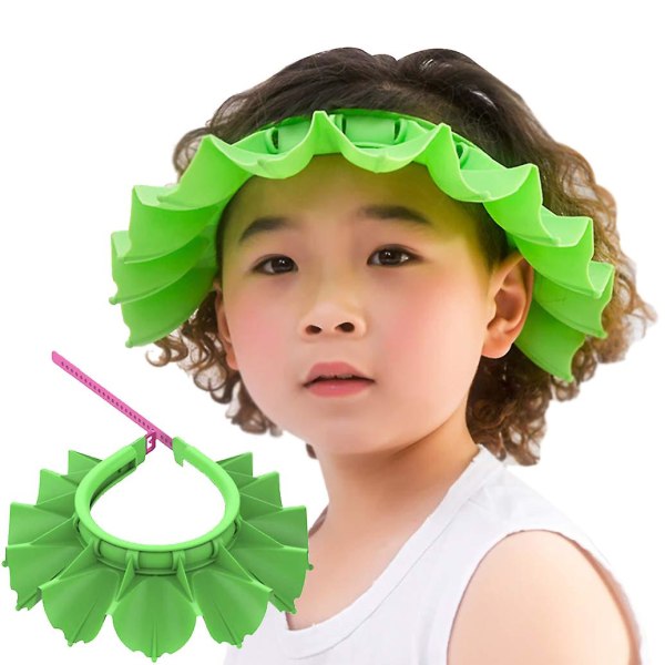 Cap i silikon för barn (grön) 0-6 år gammal