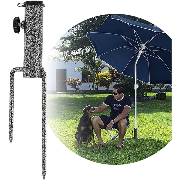 Parasollställ Lawn Thorn Paraply Stand, Outdoor Parasol Ground Plug Parasol Ground Plug (Gräsmatta Thorn Stand For Beach Fishing Garden)