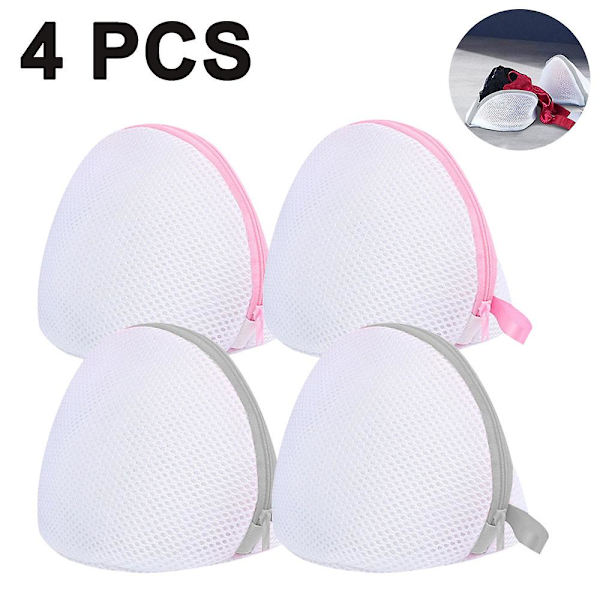 4-pack BH Tvättpåsar för Tvätt, Underkläder Påsar För Tvätt Tvätt Mesh Tvätt Tvätt