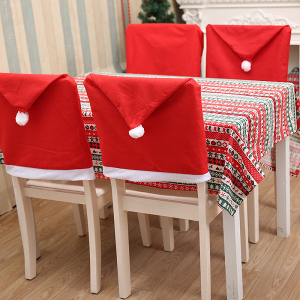 Christmas Non-Woven Products 12-delad set Cover Bordsdekoration Julhatt