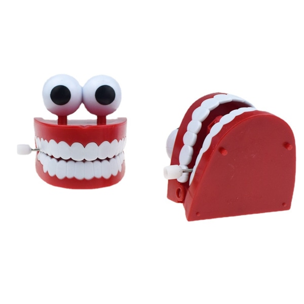 2 nya konstiga leksaker med kedjebandsögon och stora vita tänder 26ec |  Fyndiq