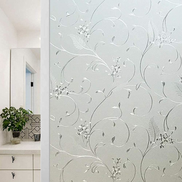 Ikkunakalvo Itseliimautuva Ikkuna 30x200cm Sähköstaattinen Suojaa Yksityisyyttä Anti-UV Häikäisynesto Koristekalvo Kotiin Toimistoon Makuuhuoneeseen Keittiöön