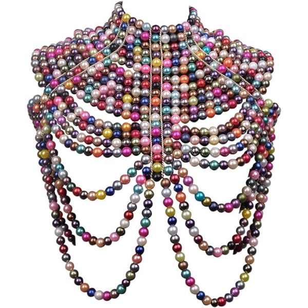 Pärl Kroppskedja BH - Mode Halsband BH C