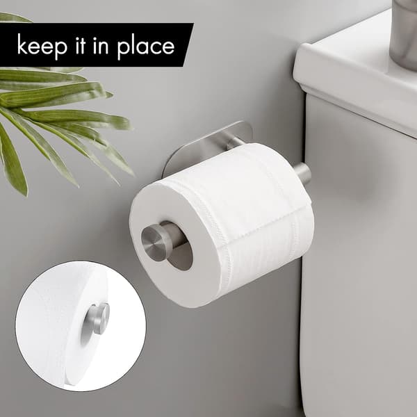 Toiletpapirholder Vægmontering Selvklæbende Tissue Holder Til B