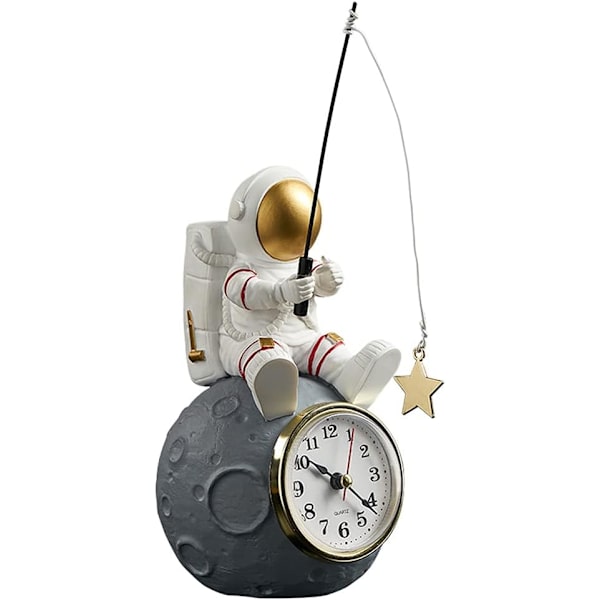 Astronautfigur Staty Rymdman Skulptur Dekor Modern konst Abstrakt barnfödelsedagspresent för bokhylla Hylla Desktop Ornament - Model 1