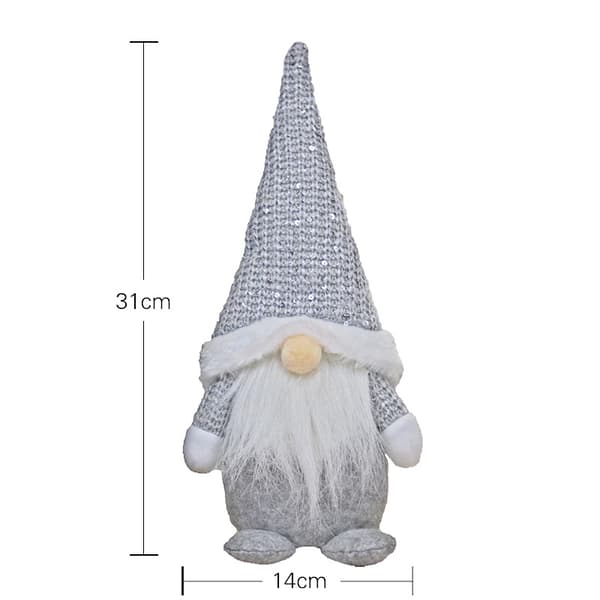 3 typ svenska tomte julstrumpor för familj, barn, julgransdekorationer (3-pack, röd, grön, grå)