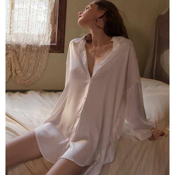 Sexiga underkläder Nattlinne Spets Sling Pyjamas Setsrock Sovkläder（S）