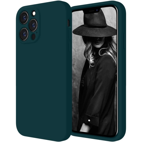 Designad för iPhone 13 Pro Max Case, Silikon cover skal [Förbättra