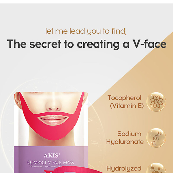 10st Ansiktsmask Face V Shaper Slimming Band Lyft upp dubbelhakan 10pcs