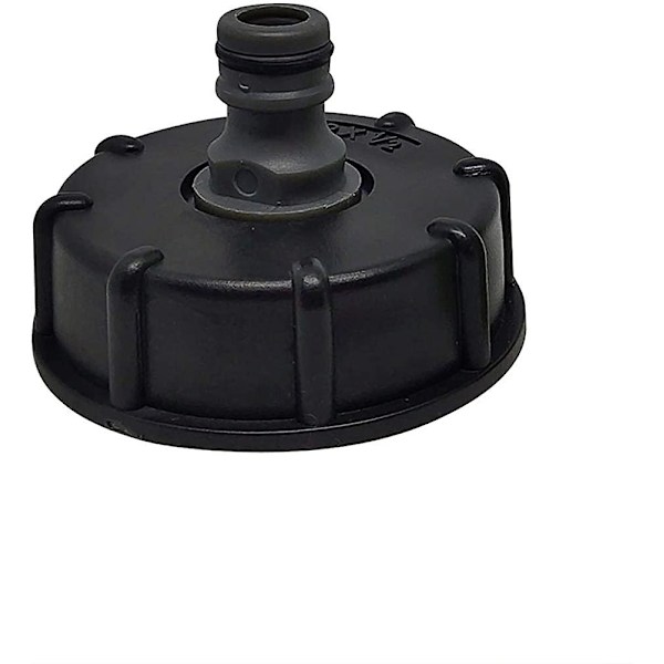 IBC Tank Kran Adapter Vattenslang Cap Connector Trädgårdsslang Kran Trädgård
