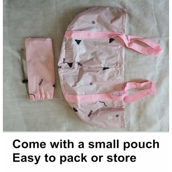 20*30CM Foldbar Fodbadspose med Håndtag til Piger Kvinder, Bærbar Pedicure Fod Spa Badekar Foldbar Bassin Spand til Rejser Camping,