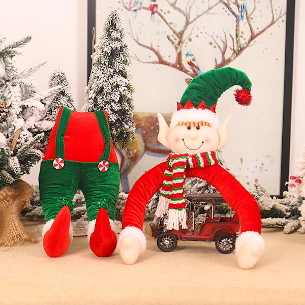 ST Julgranspynt, jultomte, docka, tomtar, julgranar, butiksdekorationer