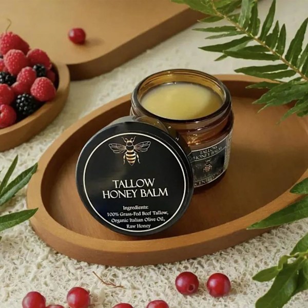 Ansiktsvård Beef Tallow Honung Hudvård Beef Tallow Hudvård Beef Tallow Hudvård Beef Tallow Naturlig vild honung