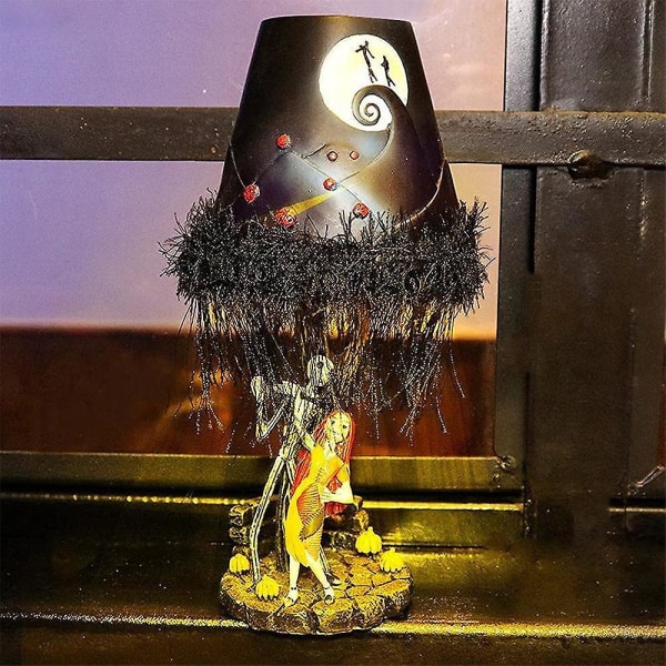 Led bordslampa bordslampa tofs Jack Skellington gotisk prydnadsdekoration